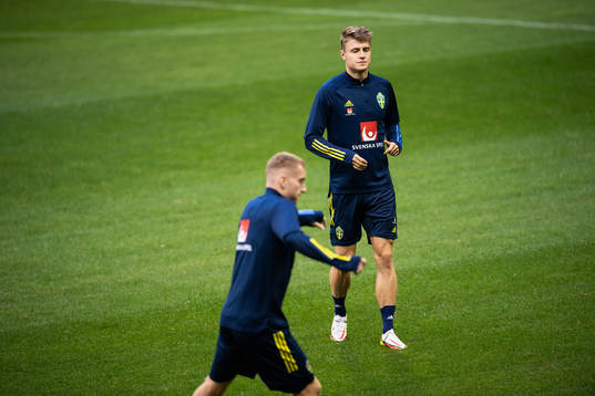 Mattias Svanberg of the Swedish national team