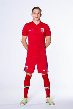 Marcus Holmgren Pedersen of the Norwegian national football