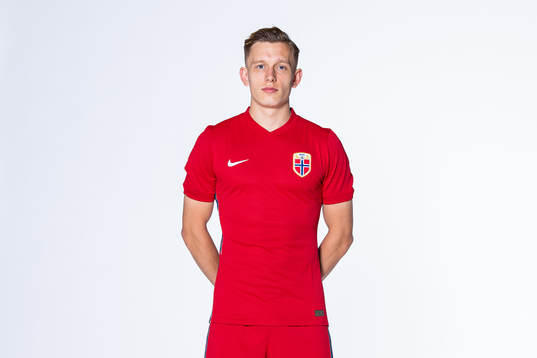 Marcus Holmgren Pedersen of the Norwegian national football