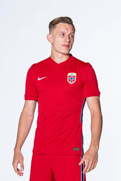 Marcus Holmgren Pedersen of the Norwegian national football
