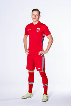 Marcus Holmgren Pedersen of the Norwegian national football