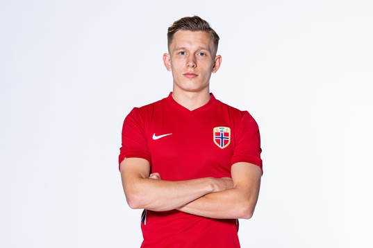 Marcus Holmgren Pedersen of the Norwegian national football
