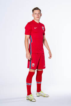Marcus Holmgren Pedersen of the Norwegian national football