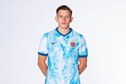 Marcus Holmgren Pedersen of the Norwegian national football