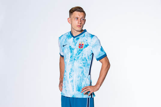 Marcus Holmgren Pedersen of the Norwegian national football