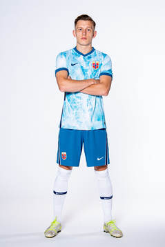 Marcus Holmgren Pedersen of the Norwegian national football
