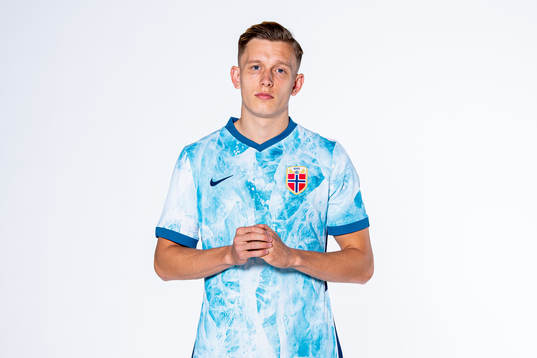 Marcus Holmgren Pedersen of the Norwegian national football