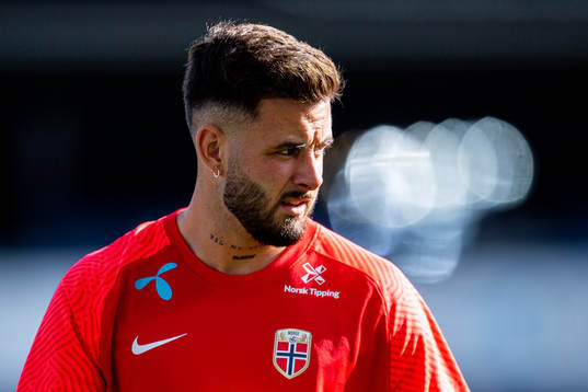 Aron Dønnum of the Norwegian national football team