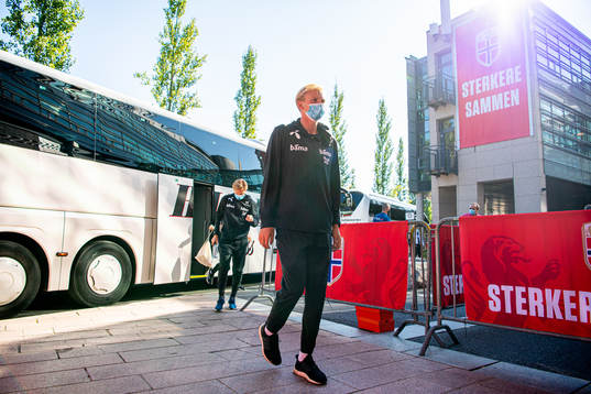 Morten Thorsby of the Norwegian national football team