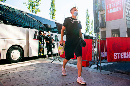 Marcus Holmgren Pedersen of the Norwegian national football
