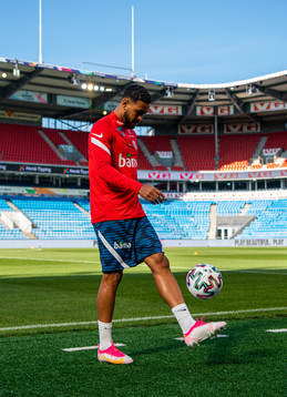 Joshua King of the Norwegian national football team