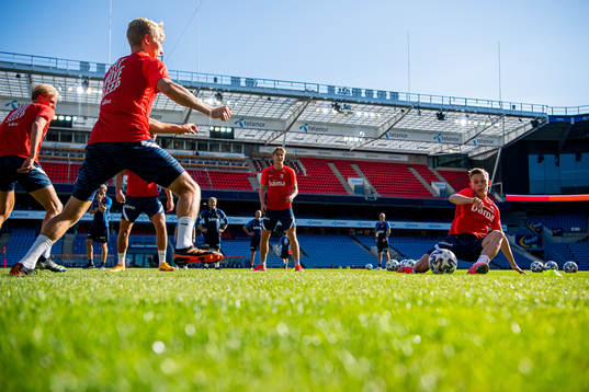 Marcus Holmgren Pedersen of the Norwegian national football