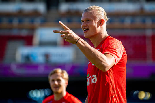 Erling Braut Haaland of the Norwegian national football team