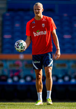 Erling Braut Haaland of the Norwegian national football team