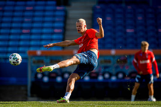 Erling Braut Haaland of the Norwegian national football team
