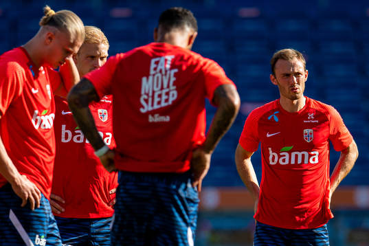 Fredrik Aursnes of the Norwegian national football team