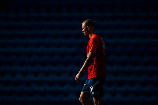 Erling Braut Haaland of the Norwegian national football team