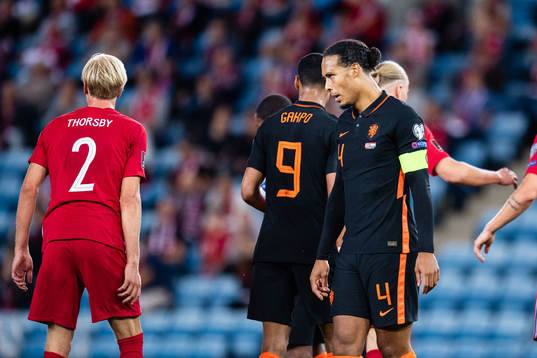 Virgil van Dijk of Netherlands looks dejected
