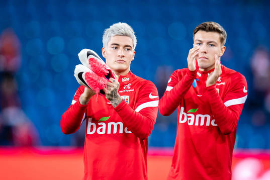 Mathias Normann and Fredrik André Bjørkan of Norway
