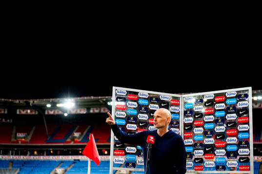 Ståle Solbakken, head coach of Norway