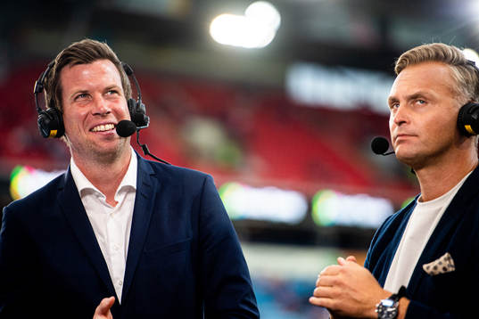 Jesper Mathisen and Jon Hartvig Børrestad of TV2