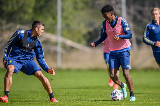 Hussein Ali och Anthony Elanga