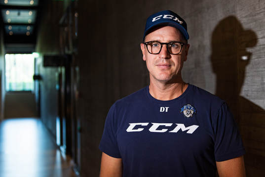 Ishockeylaget Zugs tränare Dan Tangnes