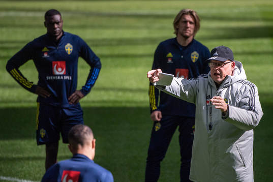 Head coach Janne Andersson of the Swedish national team