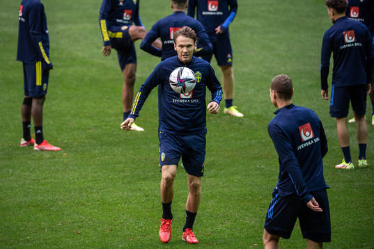 Albin Ekdal of the Swedish national team