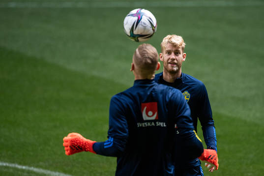 Filip Helander of the Swedish national team