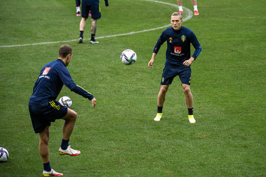 Ludwig Augustinsson of the Swedish national team