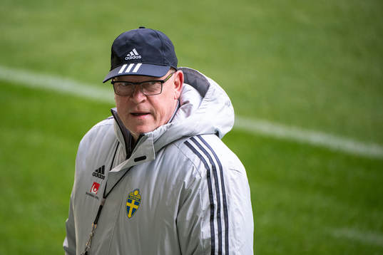 Head coach Janne Andersson of the Swedish national team