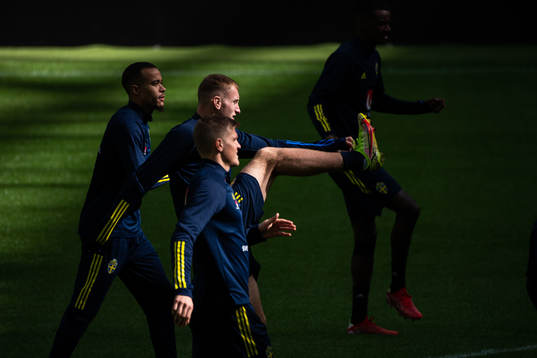 Dejan Kulusevski of the Swedish national team