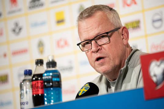 Head coach Janne Andersson of the Swedish national team