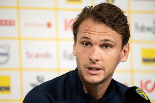 Albin Ekdal of the Swedish national team