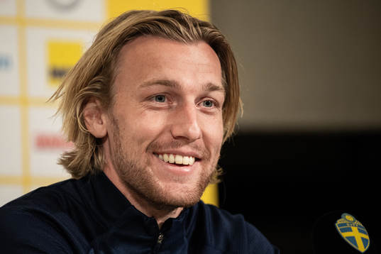 Emil Forsberg of the Swedish national team