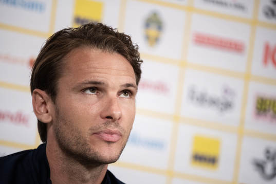 Albin Ekdal of the Swedish national team