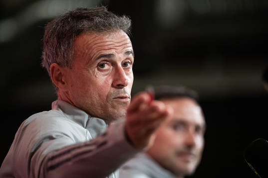 Head coach Luis Enrique of the Spanish national football