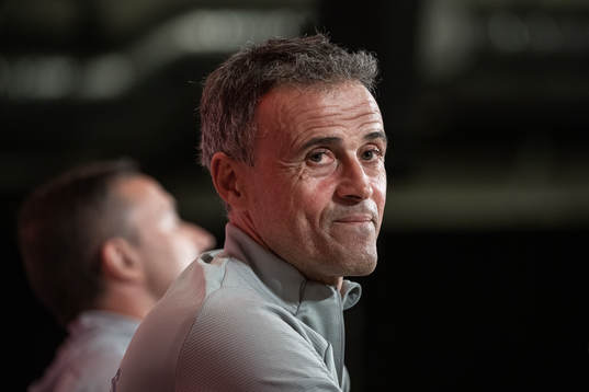 Head coach Luis Enrique of the Spanish national football