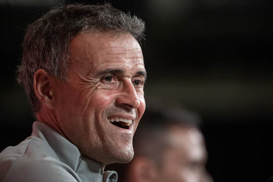 Head coach Luis Enrique of the Spanish national football