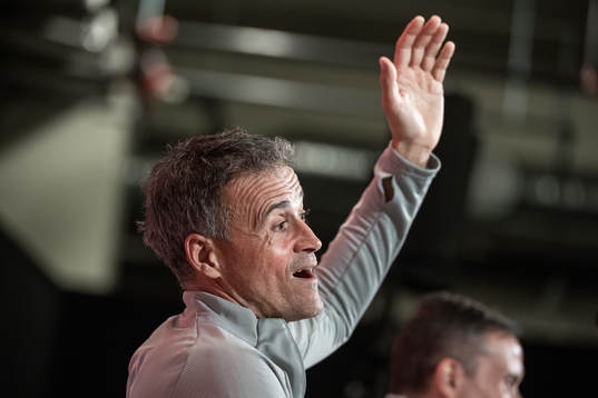 Head coach Luis Enrique of the Spanish national football