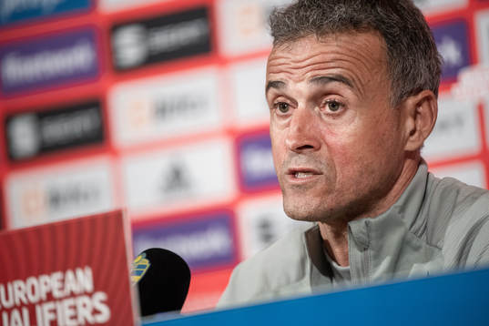Head coach Luis Enrique of the Spanish national football