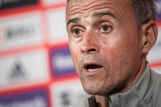 Head coach Luis Enrique of the Spanish national football
