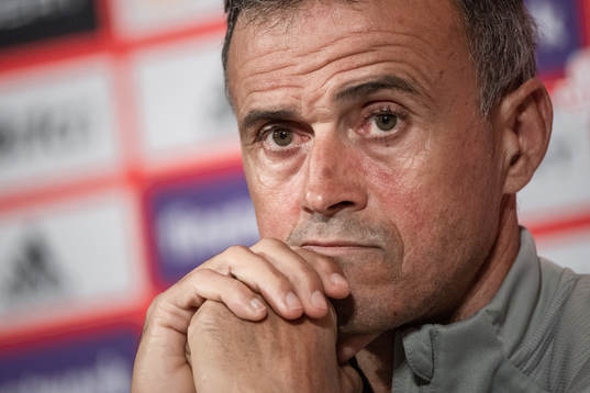 Head coach Luis Enrique of the Spanish national football