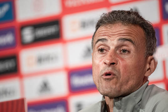 Head coach Luis Enrique of the Spanish national football