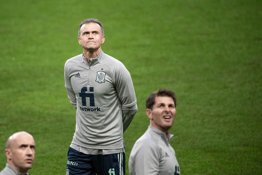 Head coach Luis Enrique of the Spanish national football