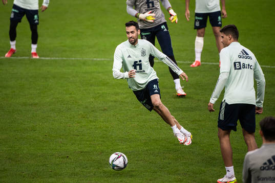 Sergio Busquets of the Spanish national football team
