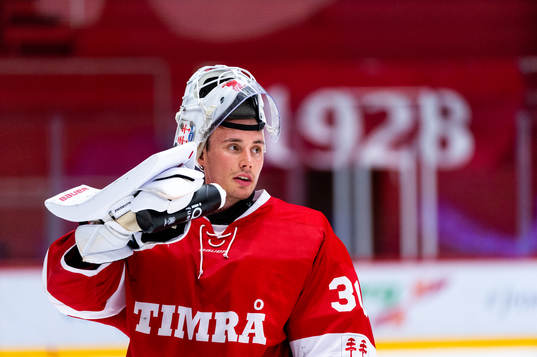 Timrås målvakt Jacob Johansson