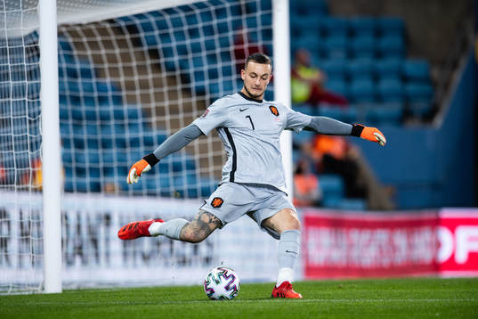 Goalkeeper Justin Bijlow of Netherlands