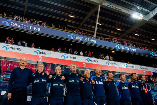 Ståle Solbakken, head coach, Kent Bergersen, assistant